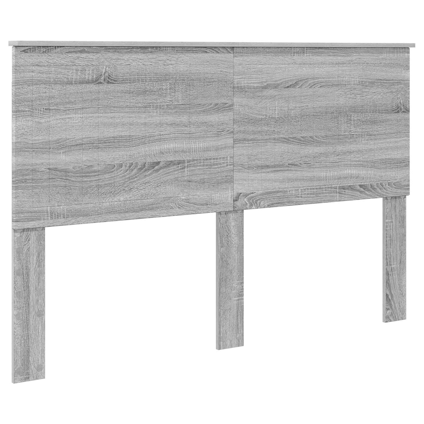 vidaXL Σκελετός Κρεβατιού Γκρίζο Σονομα 150 x 200 cm Μηχανήματος Ξύλο