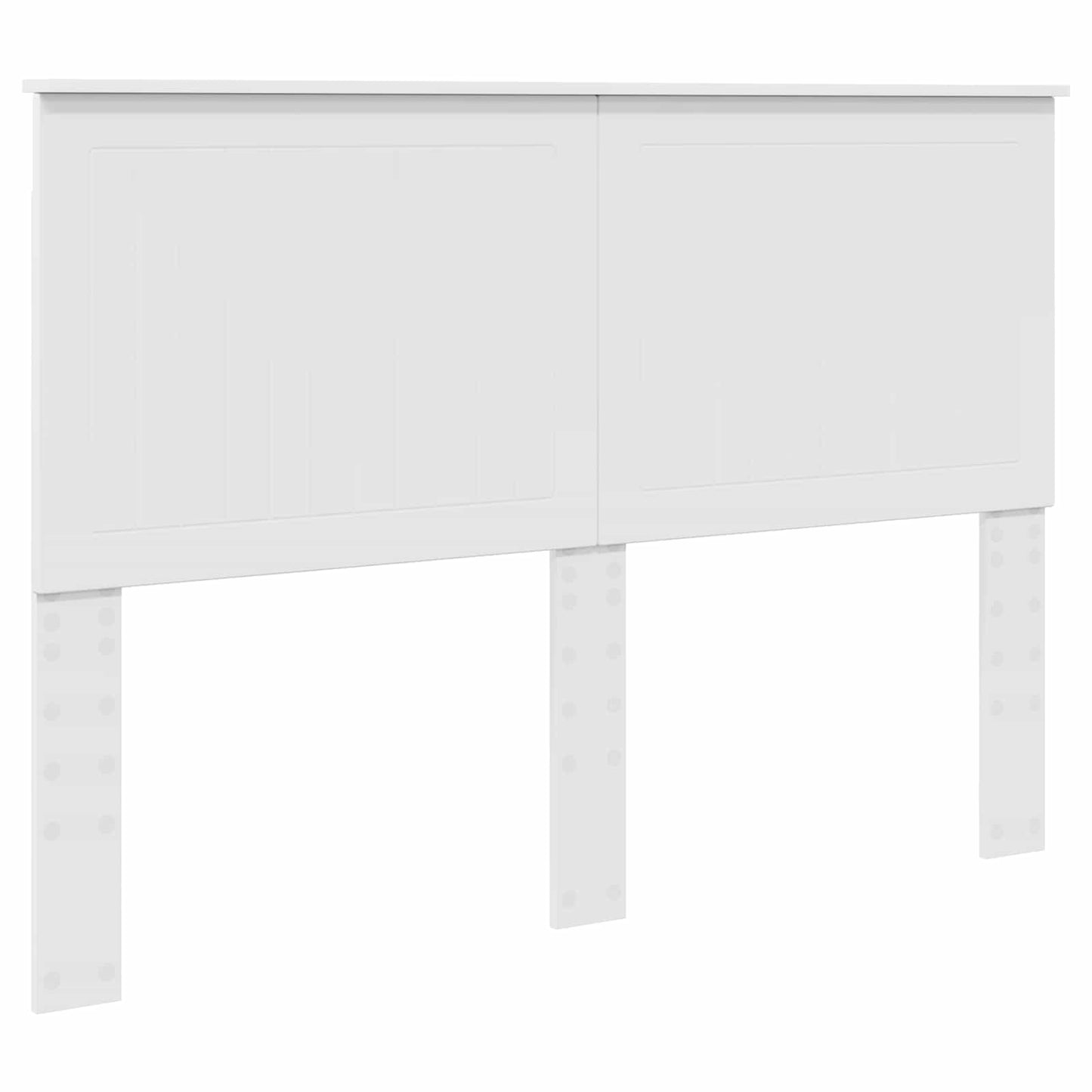 vidaXL Σκελετός Κρεβατιού Λευκό 140 x 190 cm Μηχανήματος Ξύλο