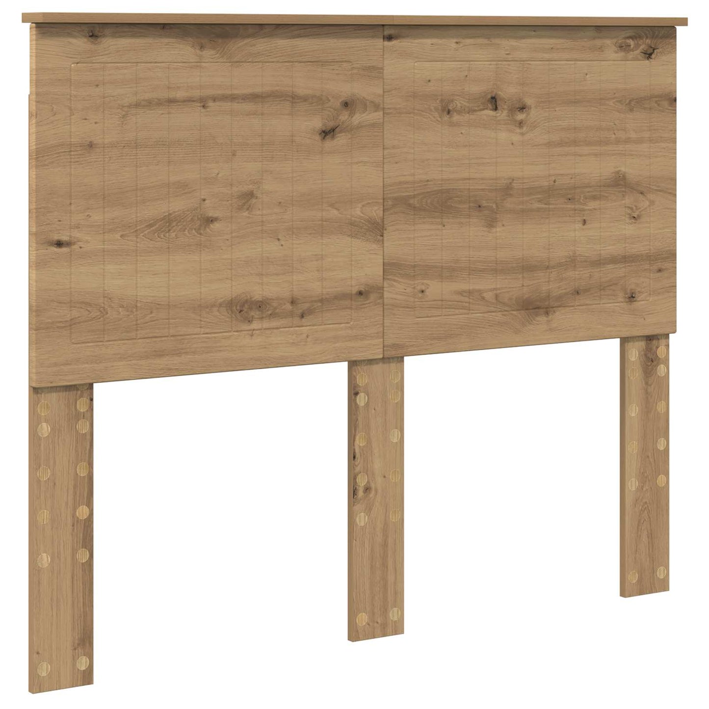 vidaXL Σκελετός Κρεβατιού Artisan Oak 120 x 190 cm Επεξεργασμένο ξύλο