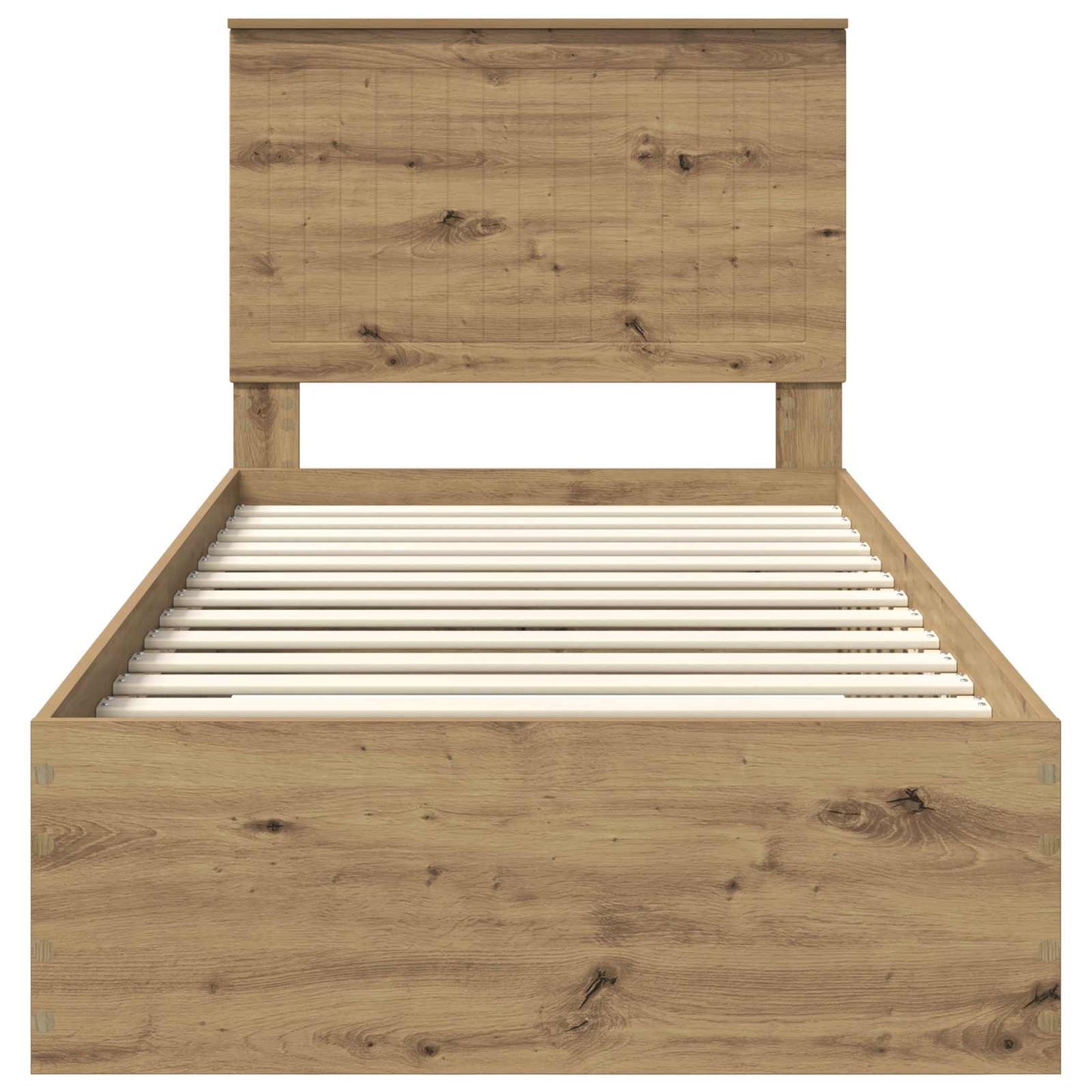 vidaXL Σκελετός Κρεβατιού Artisan Oak 90 x 200 cm Επεξεργασμένο ξύλο