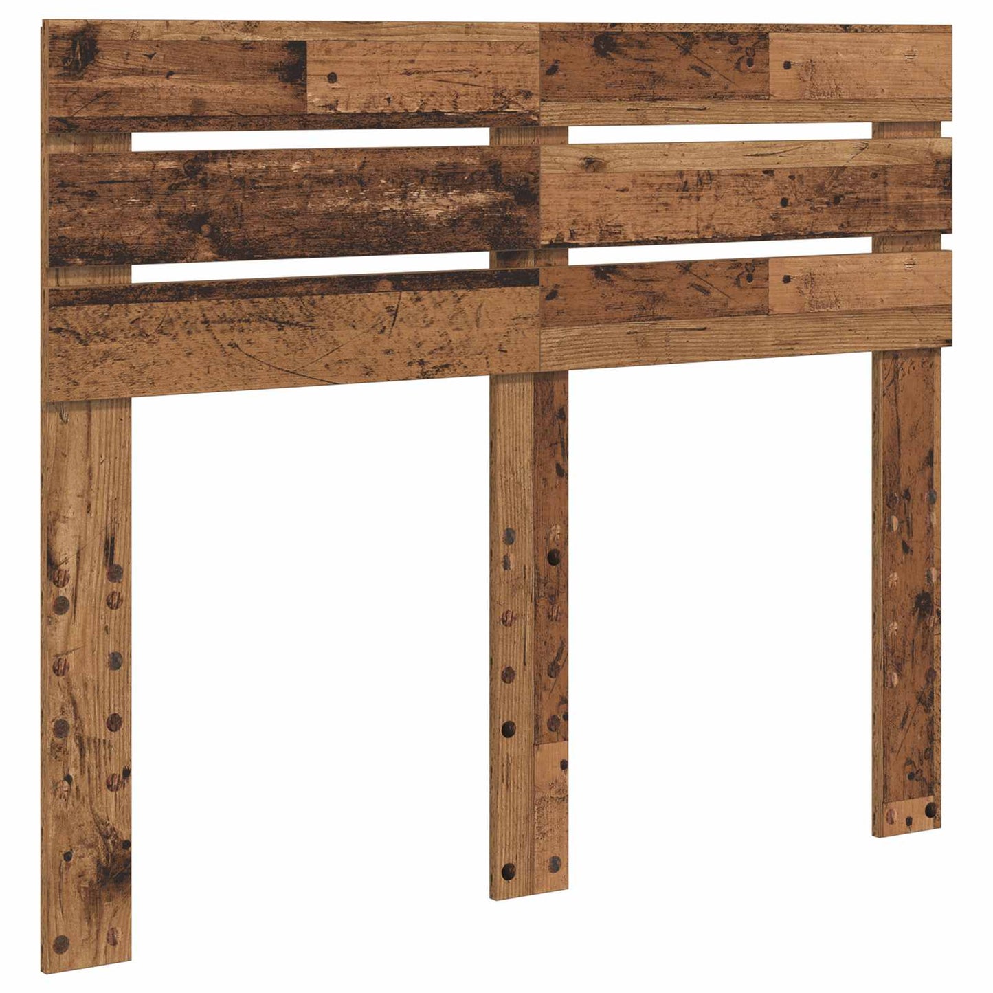 vidaXL Σκελετός Κρεβατιού Παλιό ξύλο 120 x 190 cm Στερεά ξυλεία πεύκου
