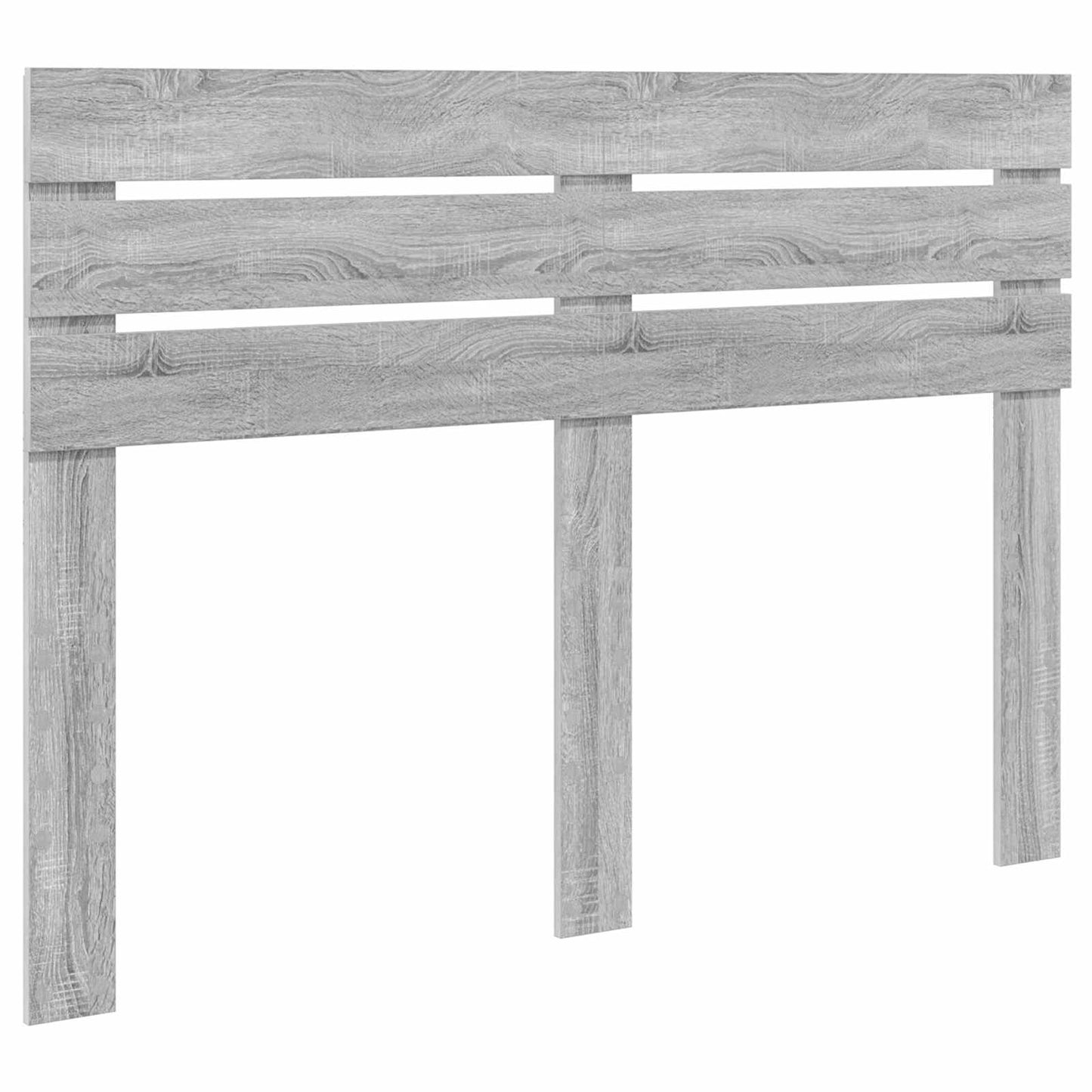 vidaXL Σκελετός Κρεβατιού Γκρίζο Σονομα 140 x 200 cm Μηχανήματος Ξύλο