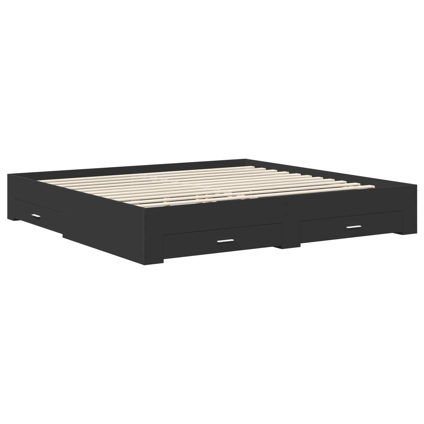 vidaXL Σκελετός Κρεβατιού με συρτάρι με κεφαλάρι Επεξεργασμένο ξύλο