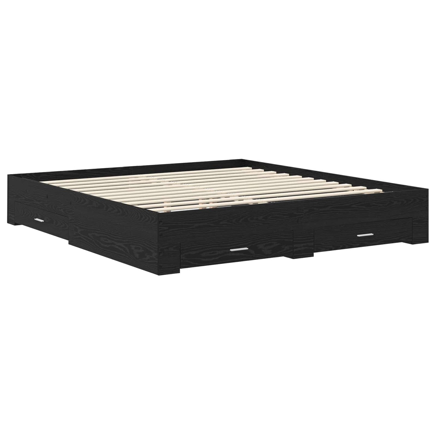 vidaXL Σκελετός Κρεβατιού με συρτάρι με κεφαλάρι Επεξεργασμένο ξύλο