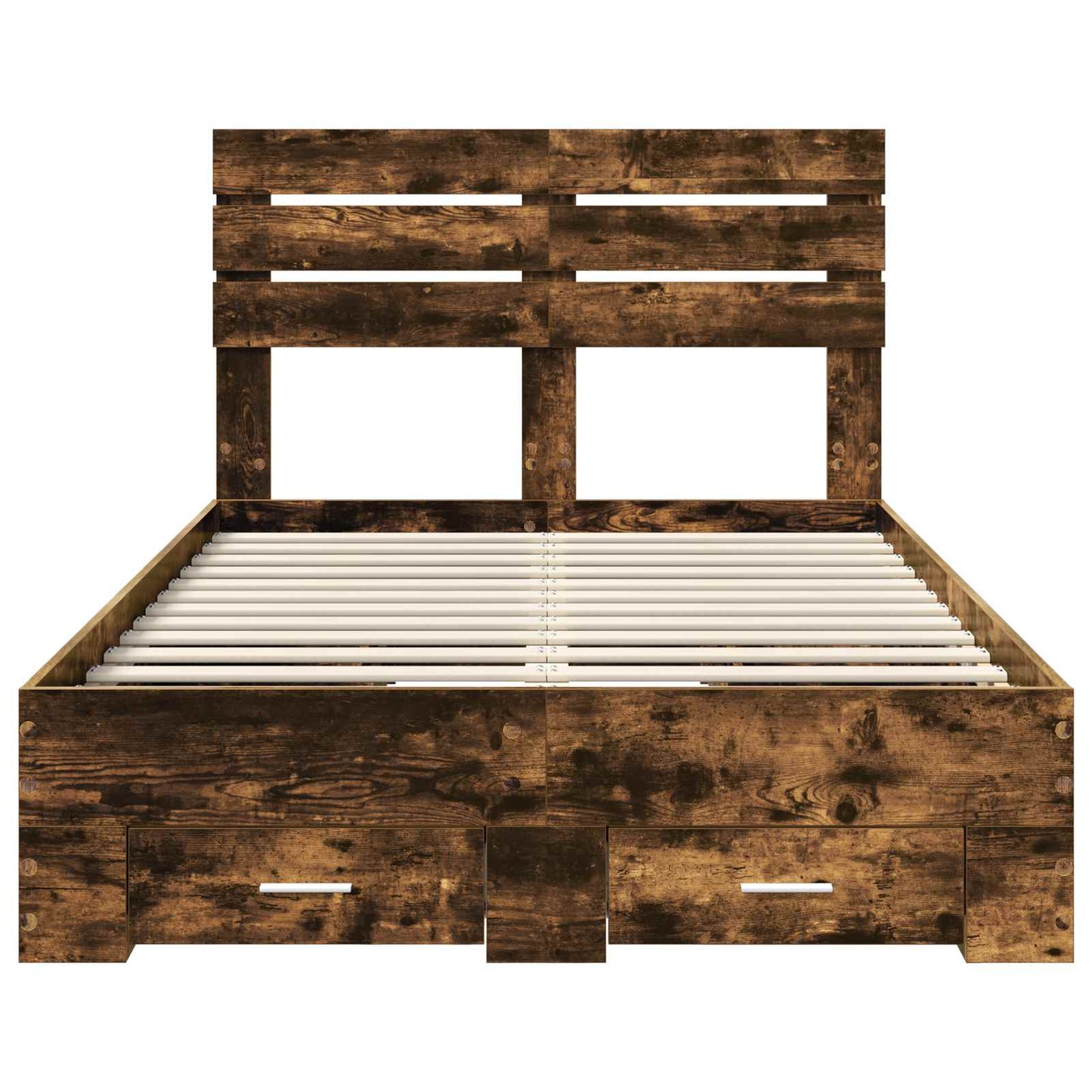 vidaXL Σκελετός Κρεβατιού με συρτάρι με κεφαλάρι Επεξεργασμένο ξύλο