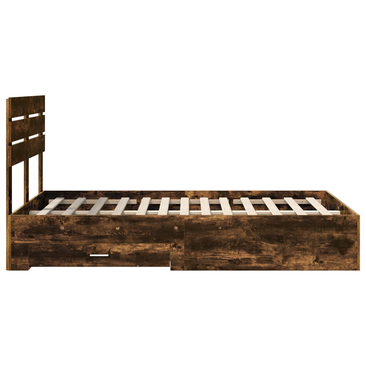 vidaXL Σκελετός Κρεβατιού με συρτάρι με κεφαλάρι Επεξεργασμένο ξύλο