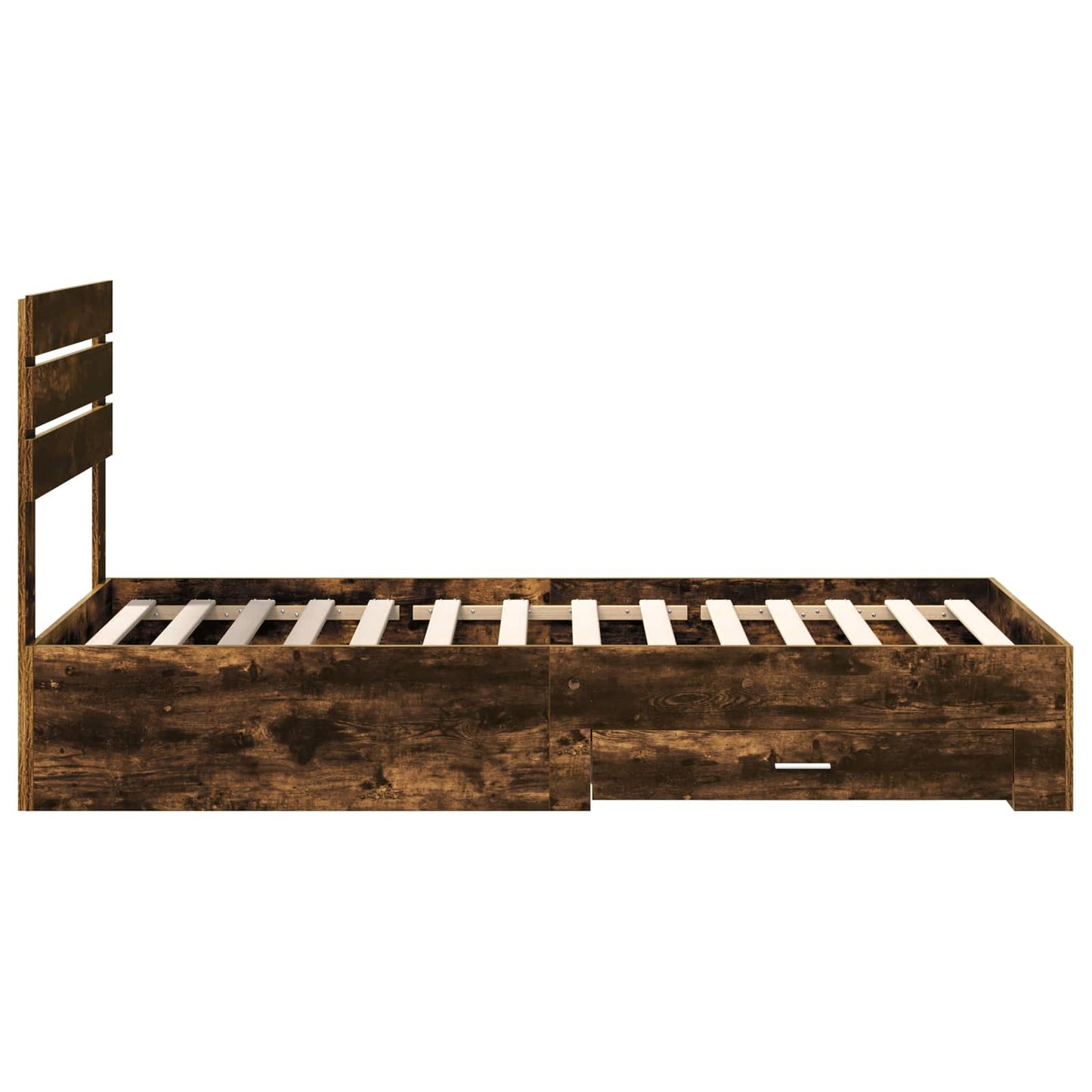 vidaXL Σκελετός Κρεβατιού με συρτάρι με κεφαλάρι Επεξεργασμένο ξύλο