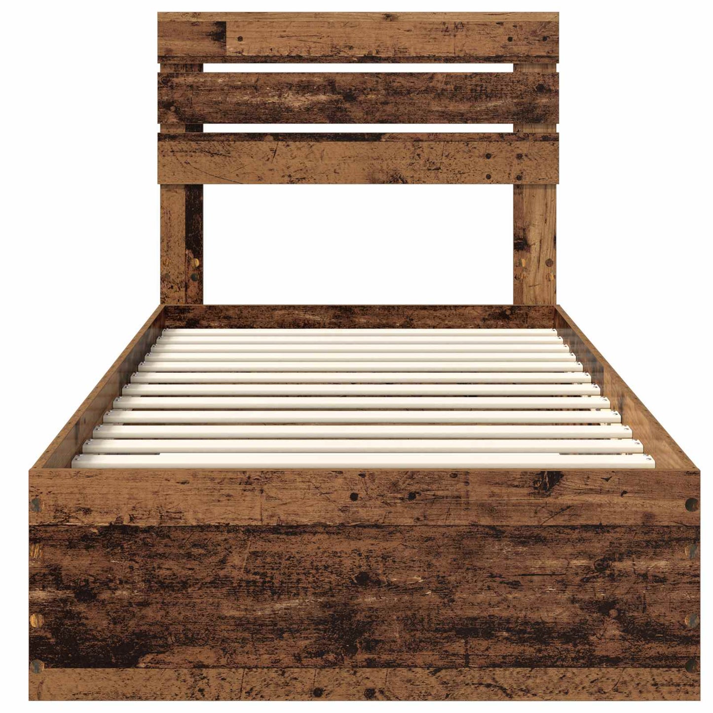 vidaXL Σκελετός Κρεβατιού με συρτάρι με κεφαλάρι Επεξεργασμένο ξύλο