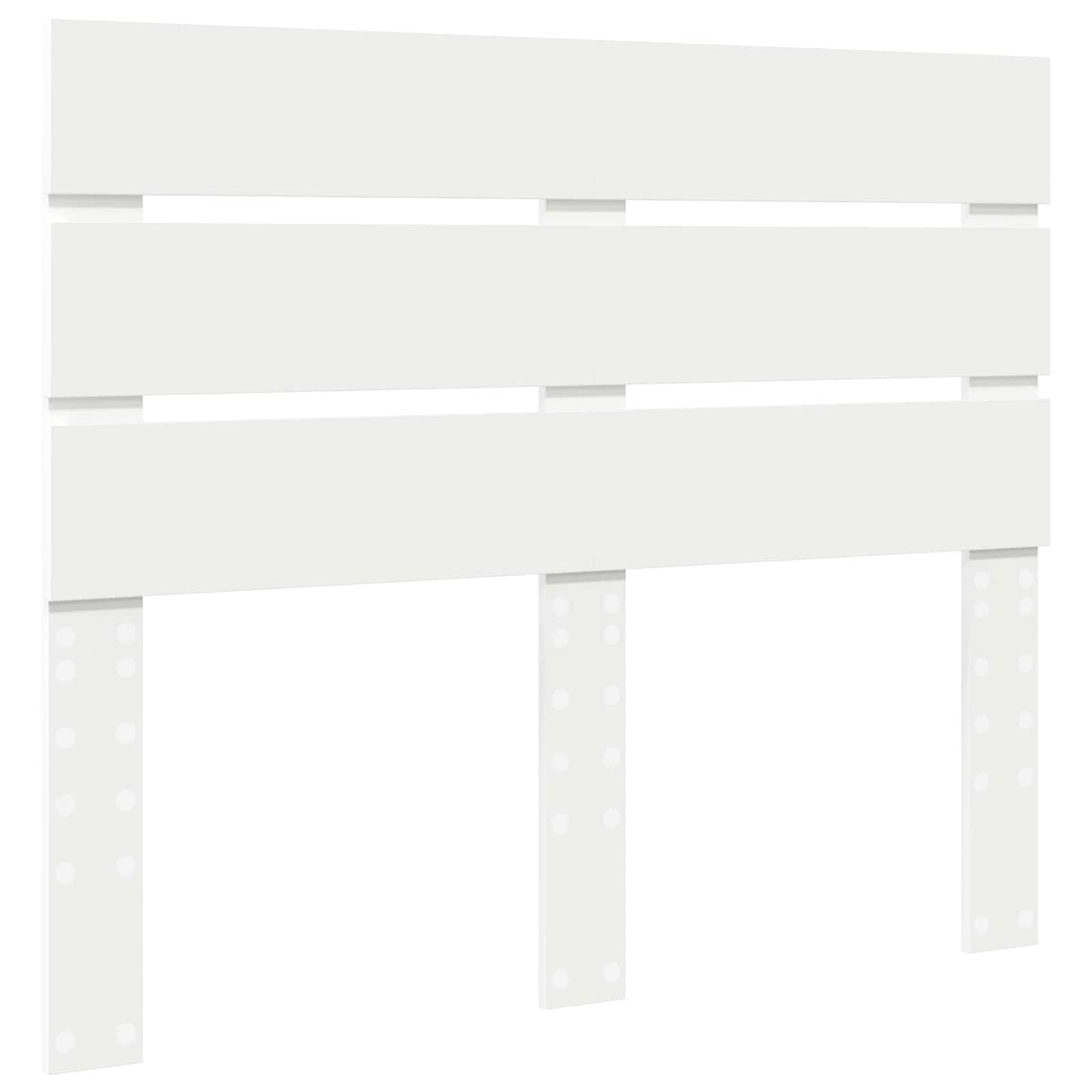 vidaXL Σκελετός Κρεβατιού Λευκό 135 x 190 cm Στερεά ξυλεία πεύκου