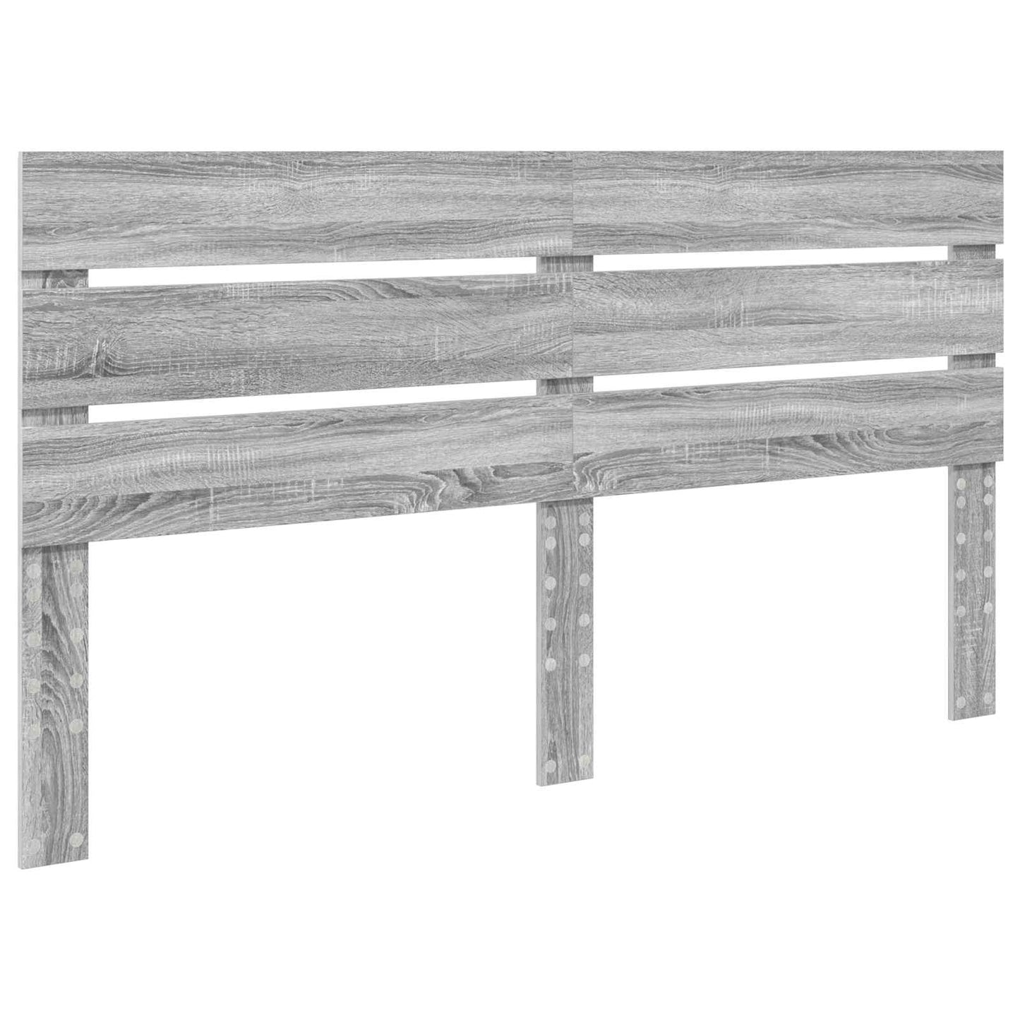 vidaXL Σκελετός Κρεβατιού Γκρίζο Σονομα 180 x 200 cm Μηχανήματος Ξύλο