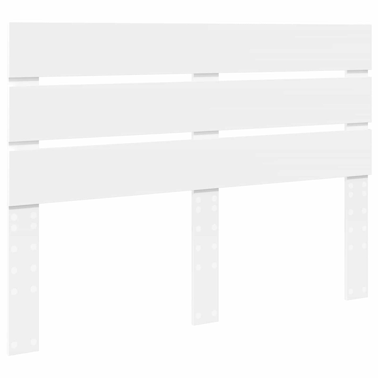vidaXL Σκελετός Κρεβατιού Λευκό 140 x 190 cm Επεξεργασμένο ξύλο