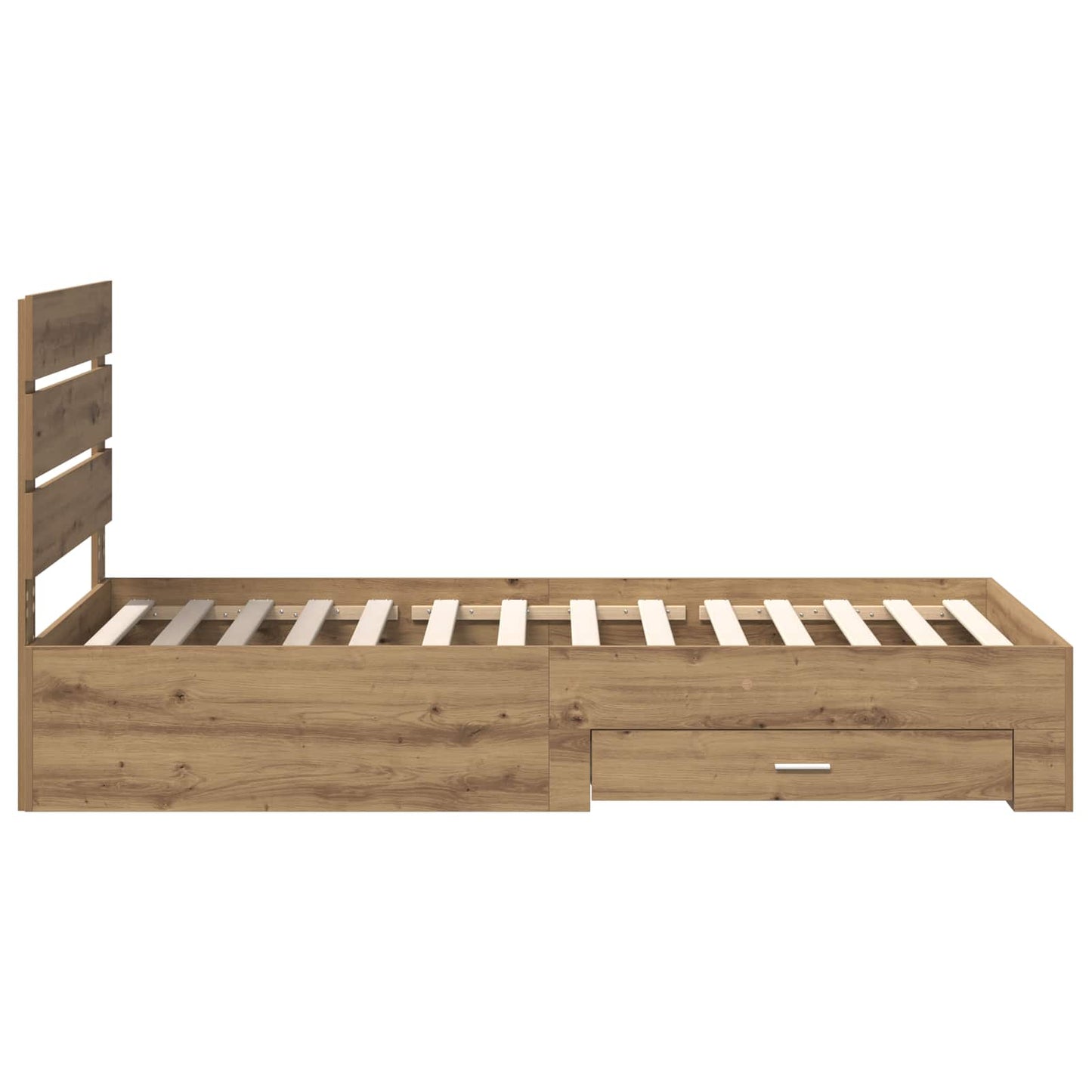 vidaXL Σκελετός Κρεβατιού Artisan Oak 90 x 190 cm Επεξεργασμένο ξύλο