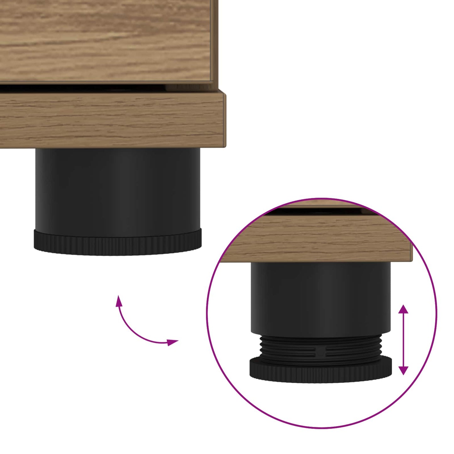 vidaXL Παγκάκι Χαλωρίου με μαξιλάρι Artisan Oak 60 x 38 x 46 εκ