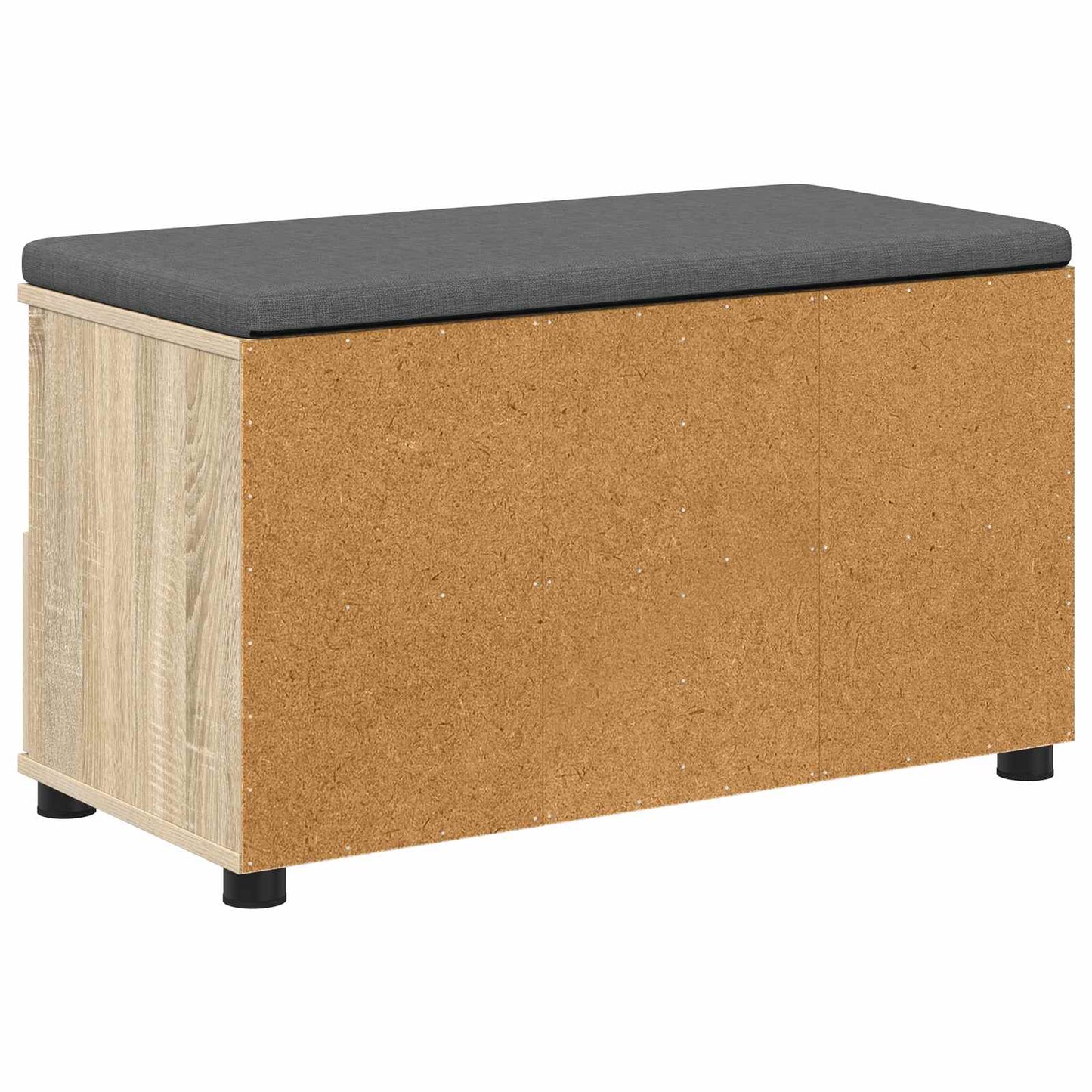 vidaXL Παγκάκι Χαλωρίου με μαξιλάρι Δρύς Sonoma 80 x 38 x 46 εκ