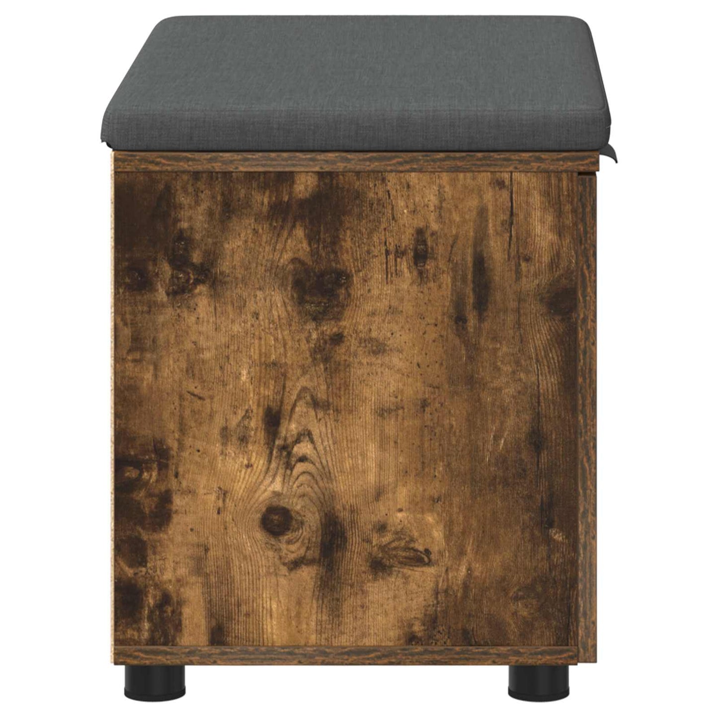 vidaXL Παγκάκι Χαλωρίου με μαξιλάρι Καπνιστό Δρύς 60 x 38 x 46 εκ