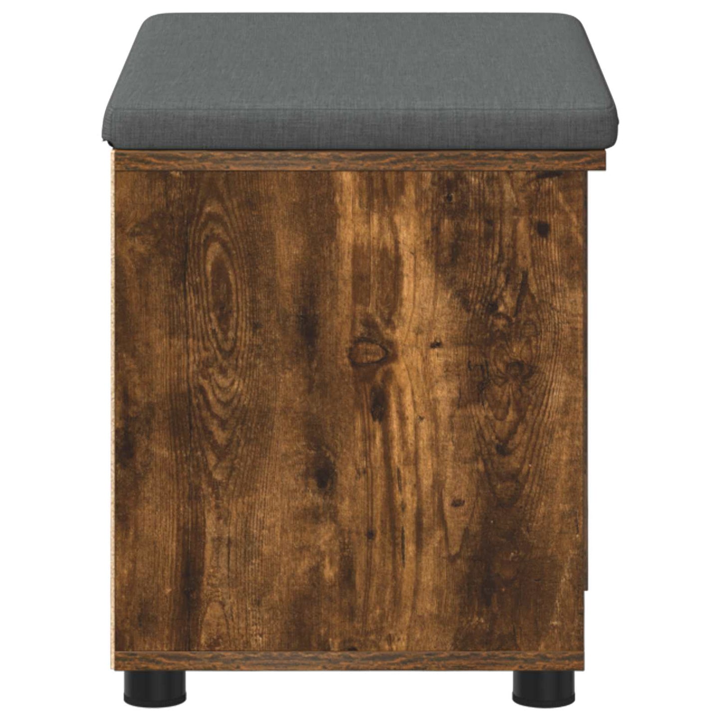 vidaXL Παγκάκι Χαλωρίου με μαξιλάρι Καπνιστό Δρύς 60 x 38 x 46 εκ