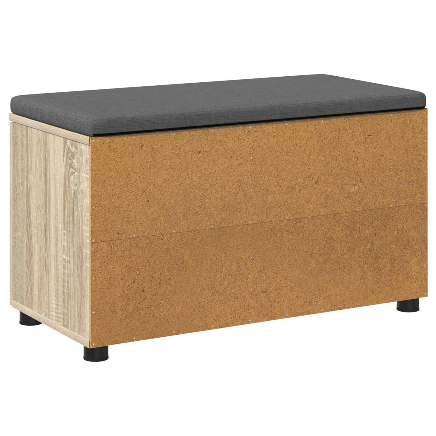 vidaXL Παγκάκι Χαλωρίου με μαξιλάρι Δρύς Sonoma 80 x 38 x 46 εκ