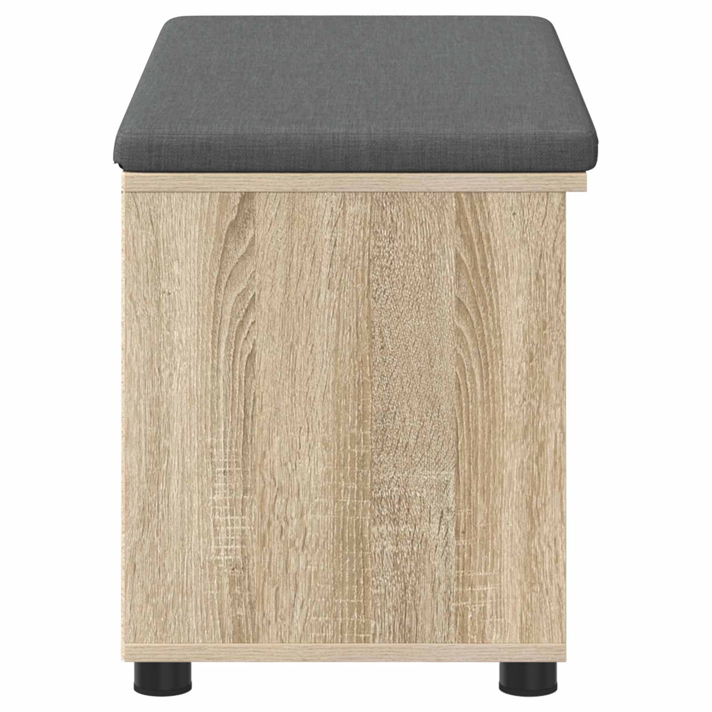 vidaXL Παγκάκι Χαλωρίου με μαξιλάρι Δρύς Sonoma 80 x 38 x 46 εκ