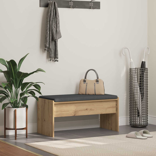 vidaXL Παγκάκι Χαλωρίου Artisan Oak 83 x 38 x 40 εκ