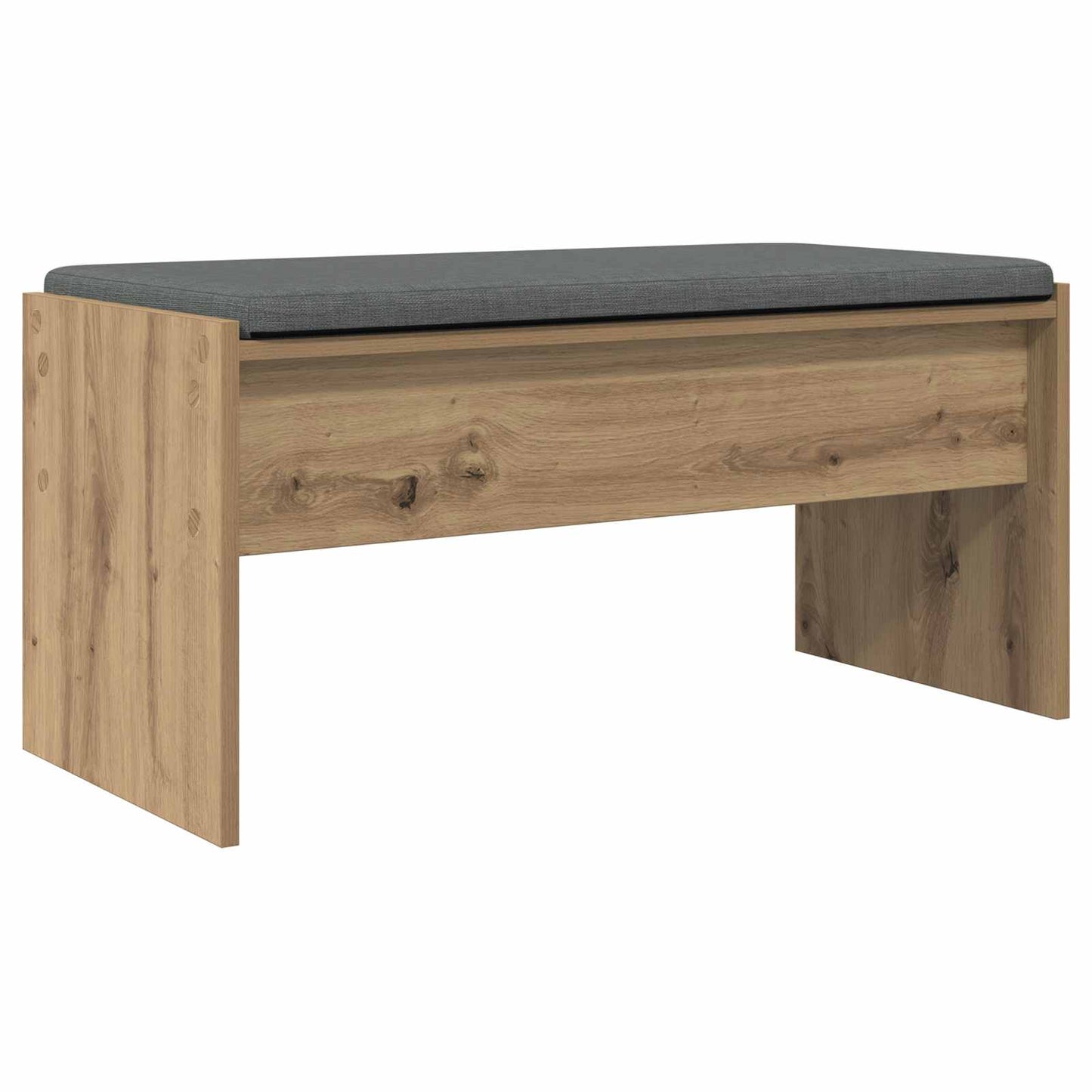 vidaXL Παγκάκι Χαλωρίου με μαξιλάρι Artisan Oak 83 x 38 x 40 εκ