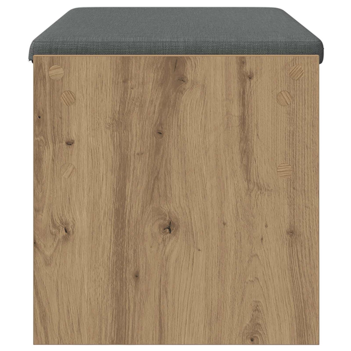 vidaXL Παγκάκι Χαλωρίου με μαξιλάρι Artisan Oak 83 x 38 x 40 εκ