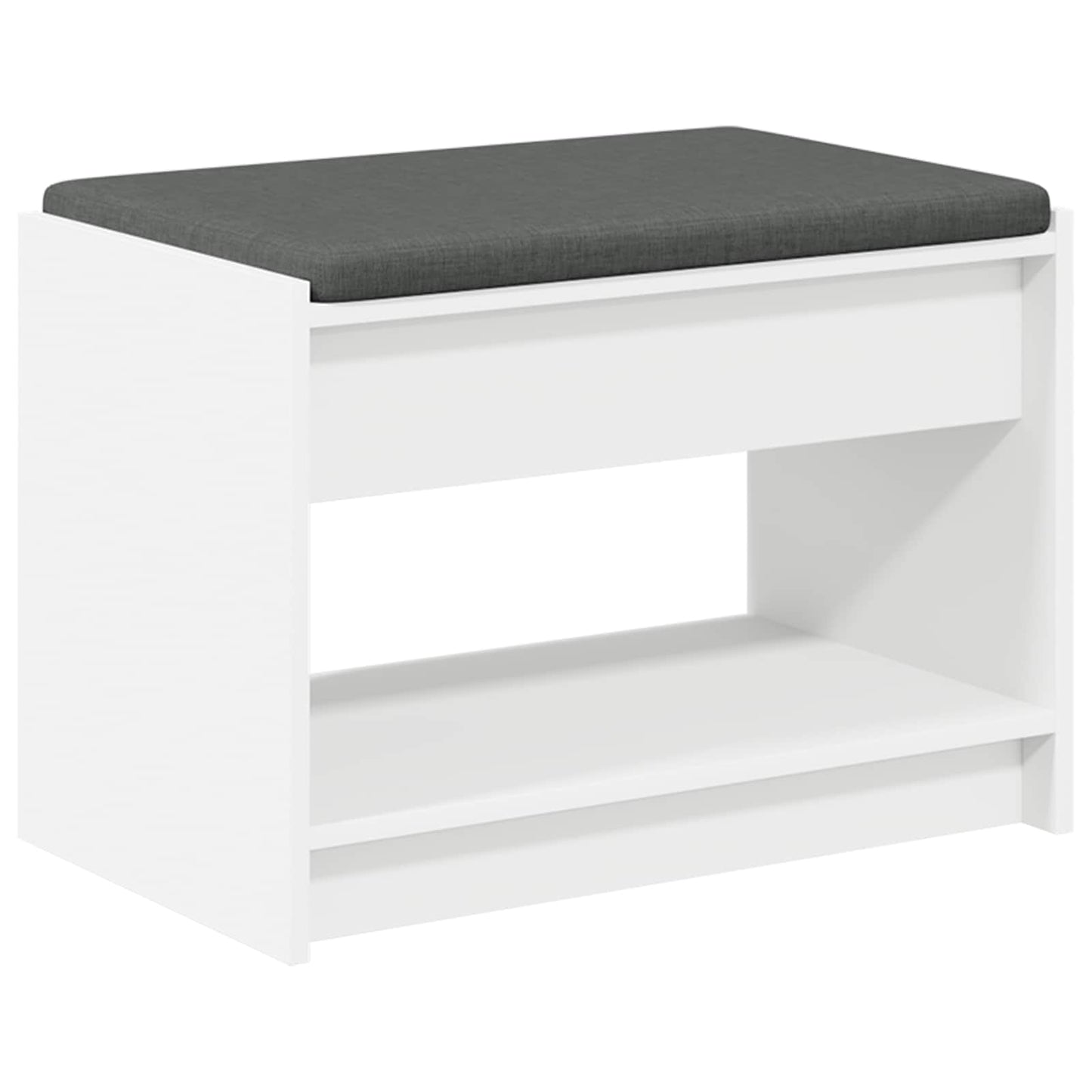 vidaXL Παγκάκι Χαλωρίου Λευκός 63 x 38 x 45 εκ