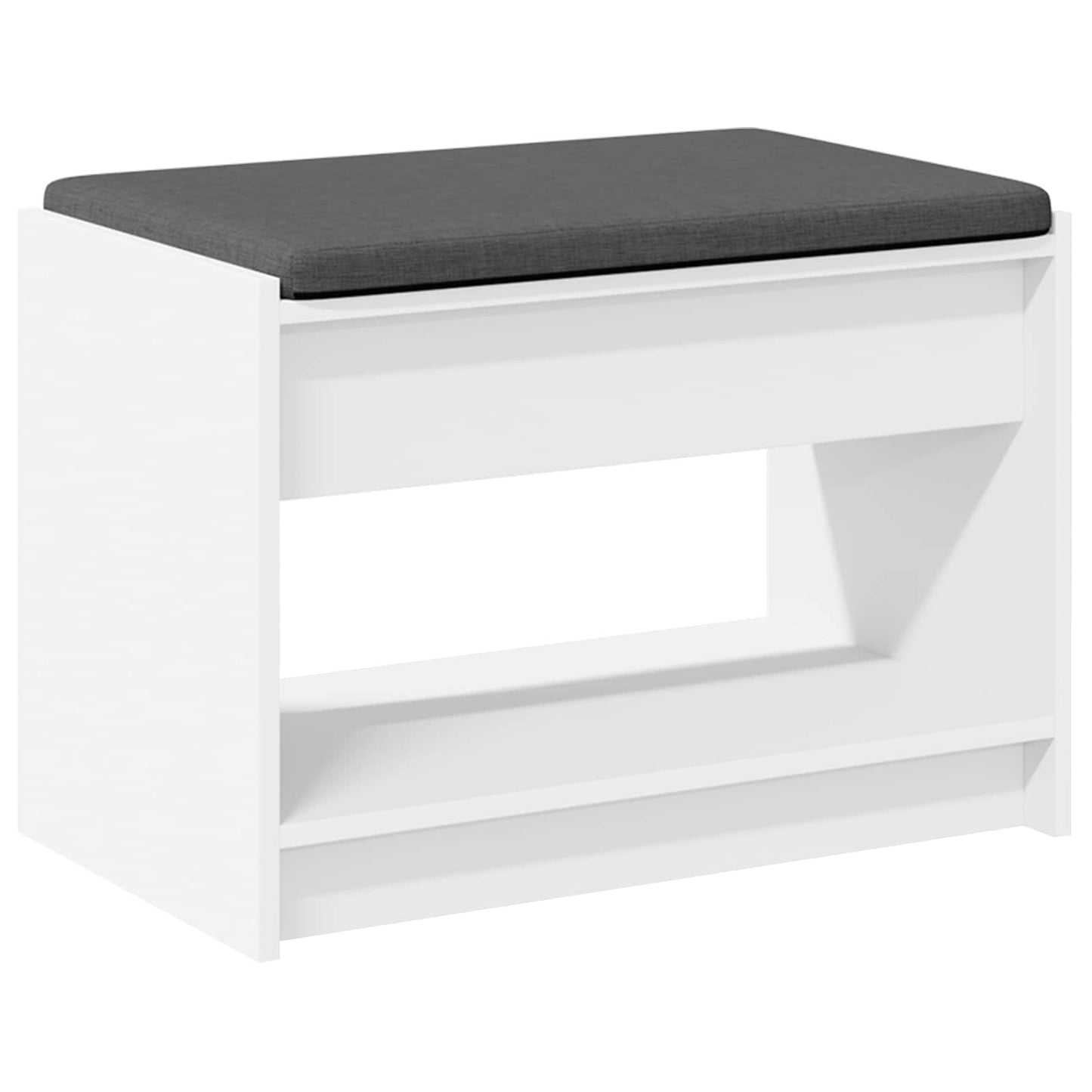 vidaXL Παγκάκι Χαλωρίου Λευκός 63 x 38 x 45 εκ