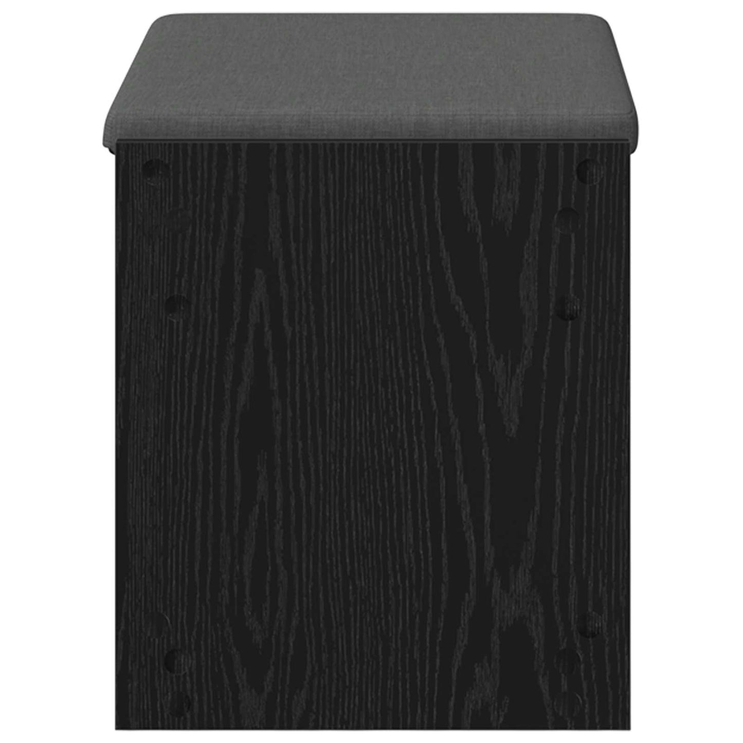 vidaXL Παγκάκι Χαλωρίου Μαύρη Δρυς 63 x 38 x 45 εκ