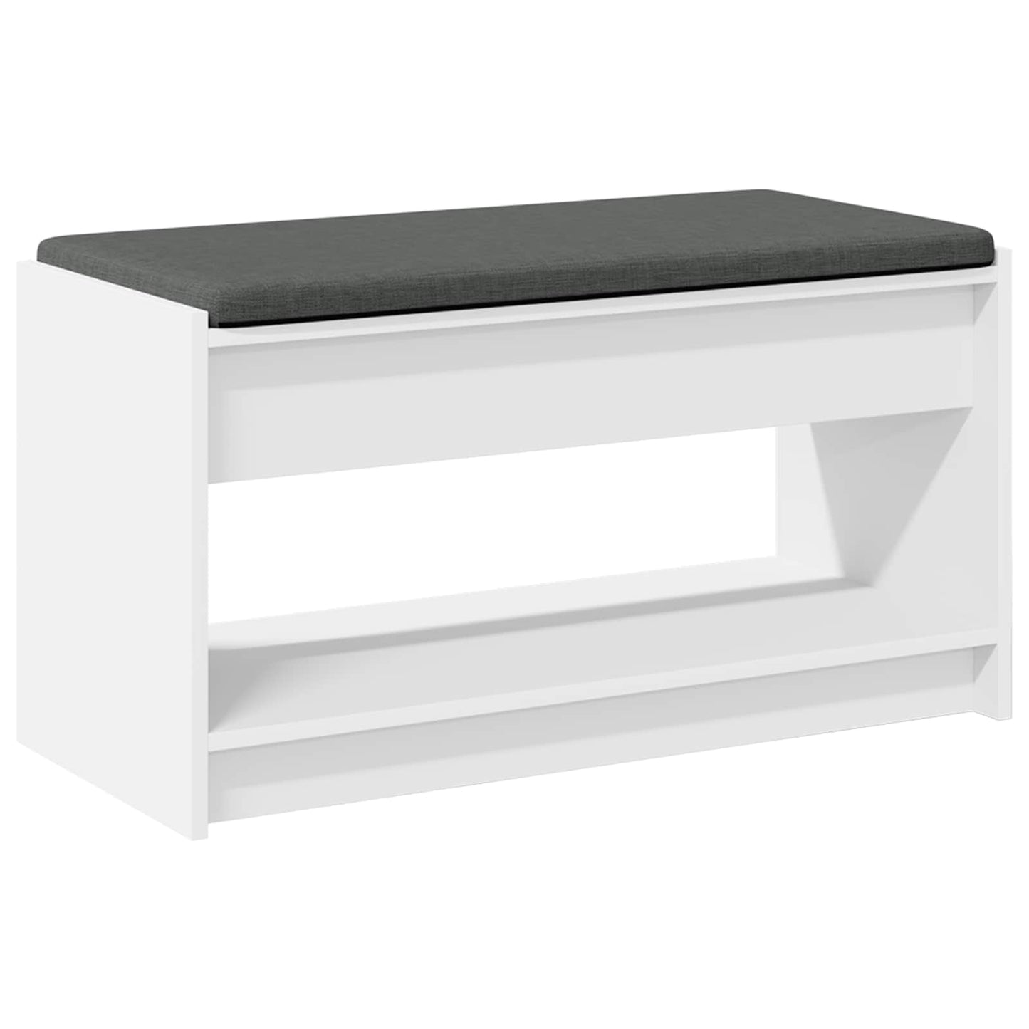 vidaXL Παγκάκι Χαλωρίου Λευκός 83 x 38 x 45 εκ