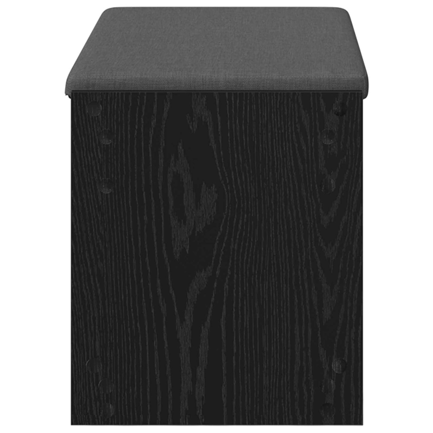 vidaXL Παγκάκι Χαλωρίου Μαύρη Δρυς 83 x 38 x 45 εκ