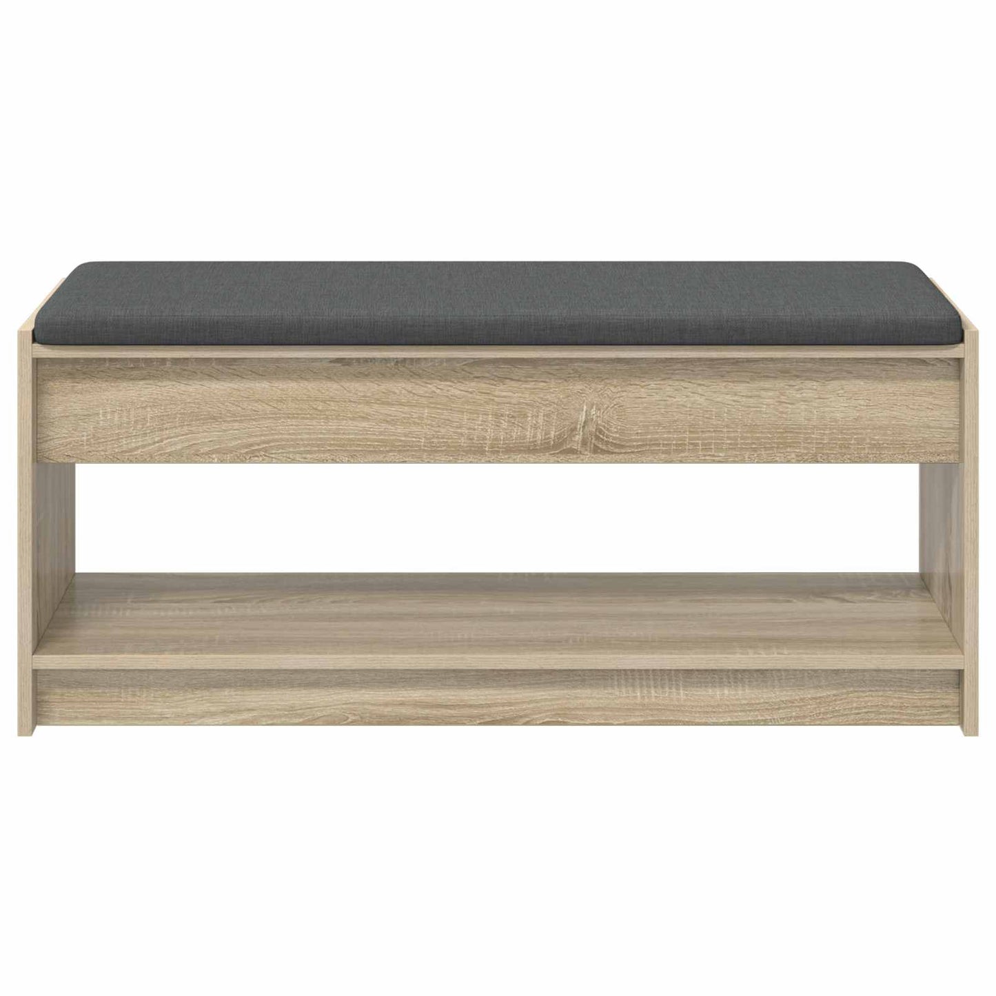 vidaXL Παγκάκι Χαλωρίου με μαξιλάρι Δρύς Sonoma 103 x 38 x 45 εκ