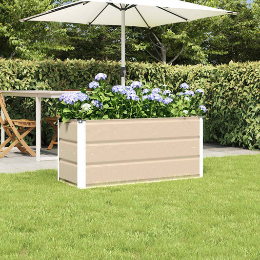 vidaXL Γλάστρα Ελεφαντόδοντο 100 x 40 x 45 cm Ατσάλι