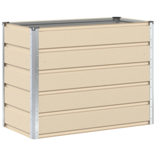 vidaXL Γλάστρα Ελεφαντόδοντο 100 x 50 x 75 cm Επικαλυμμένος Χάλυβας