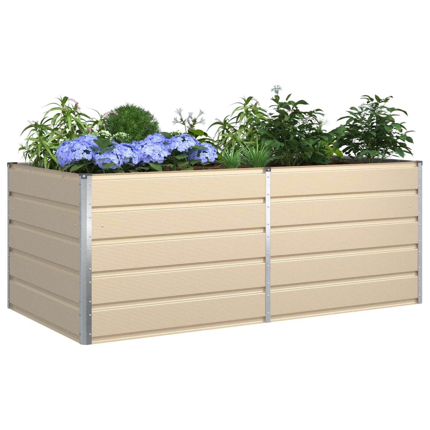 vidaXL Γλάστρα Ελεφαντόδοντο 195 x 100 x 75 εκ Επικαλυμμένος Χάλυβας