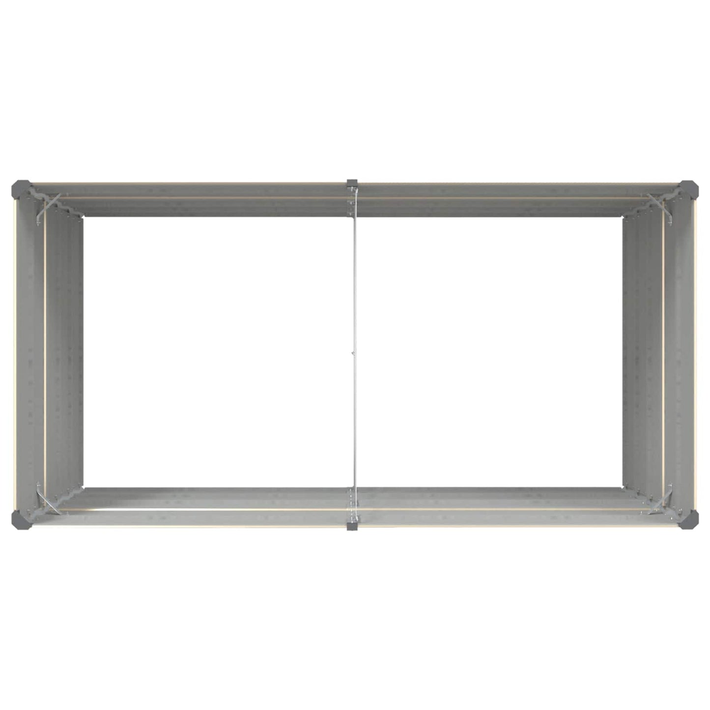 vidaXL Γλάστρα Ελεφαντόδοντο 195 x 100 x 75 εκ Επικαλυμμένος Χάλυβας