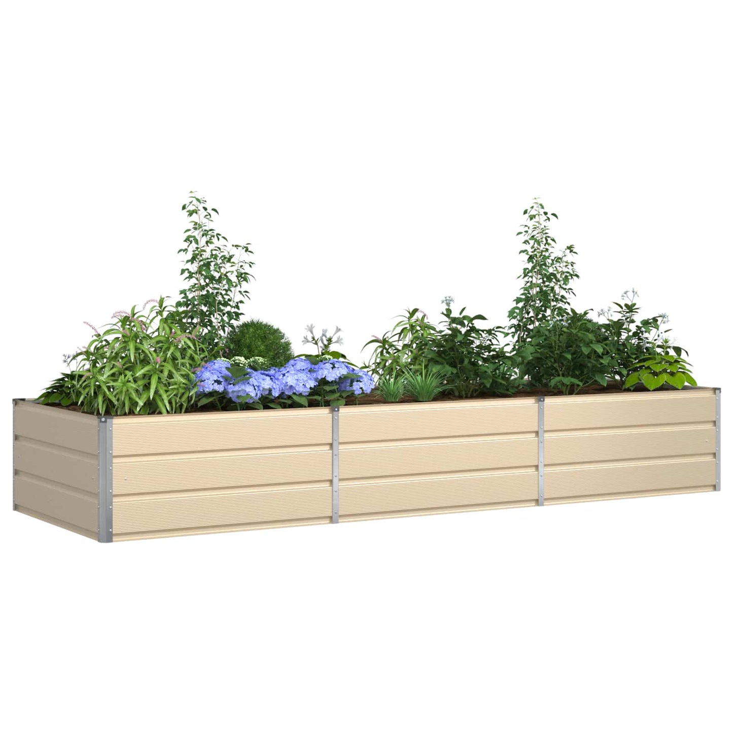 vidaXL Γλάστρα Ελεφαντόδοντο 290 x 100 x 45 εκ Επικαλυμμένος Χάλυβας