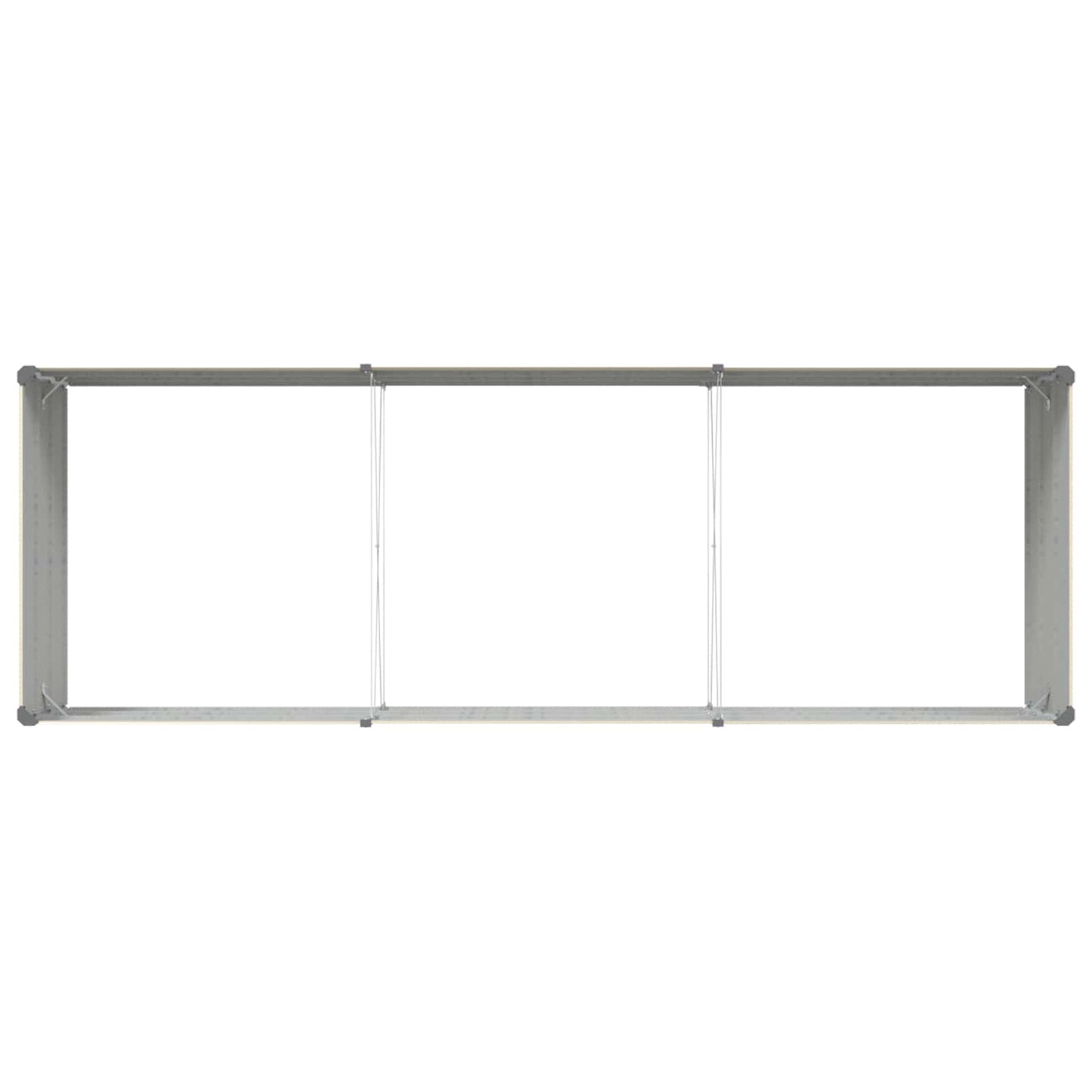vidaXL Γλάστρα Ελεφαντόδοντο 290 x 100 x 45 εκ Επικαλυμμένος Χάλυβας