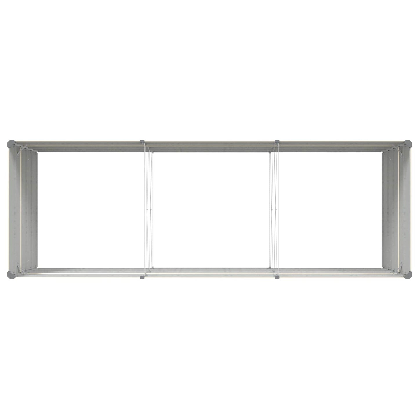 vidaXL Γλάστρα Ελεφαντόδοντο 195 x 100 x 45 εκ Επικαλυμμένος Χάλυβας