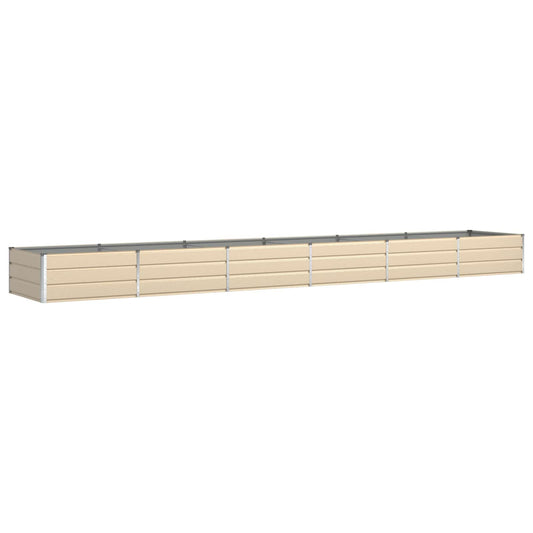 vidaXL Γλάστρα Ελεφαντόδοντο 195 x 100 x 45 εκ Επικαλυμμένος Χάλυβας