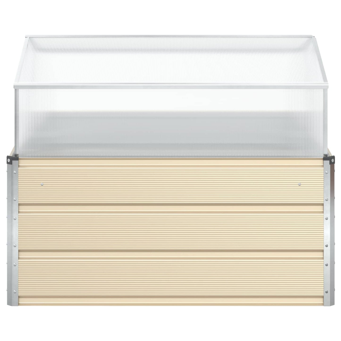 vidaXL Γλάστρα Ελεφαντόδοντο 100 x 100 x 77 cm Επικαλυμμένος Χάλυβας
