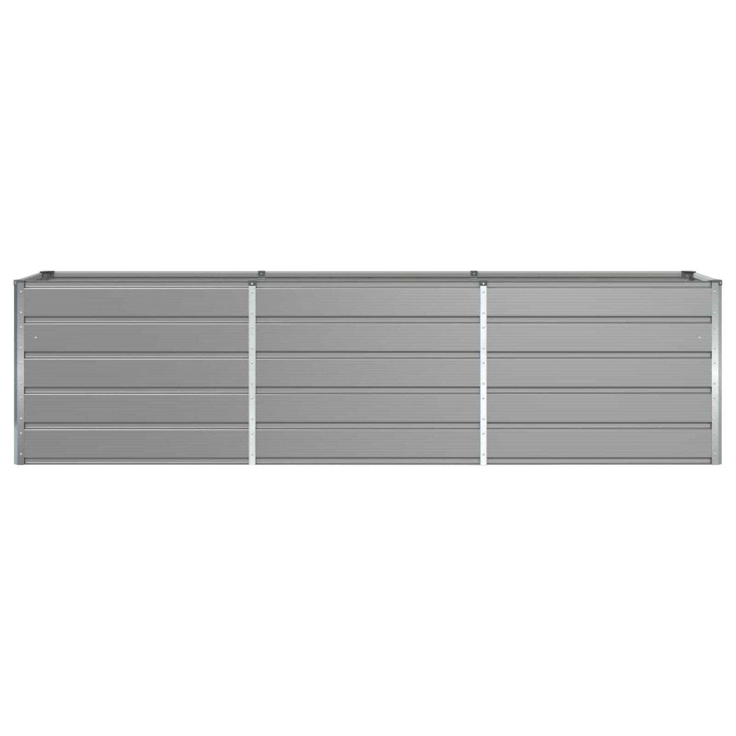 vidaXL Γλάστρα Ανοιχτό γκρι 290 x 50 x 75 εκ Επικαλυμμένος Χάλυβας