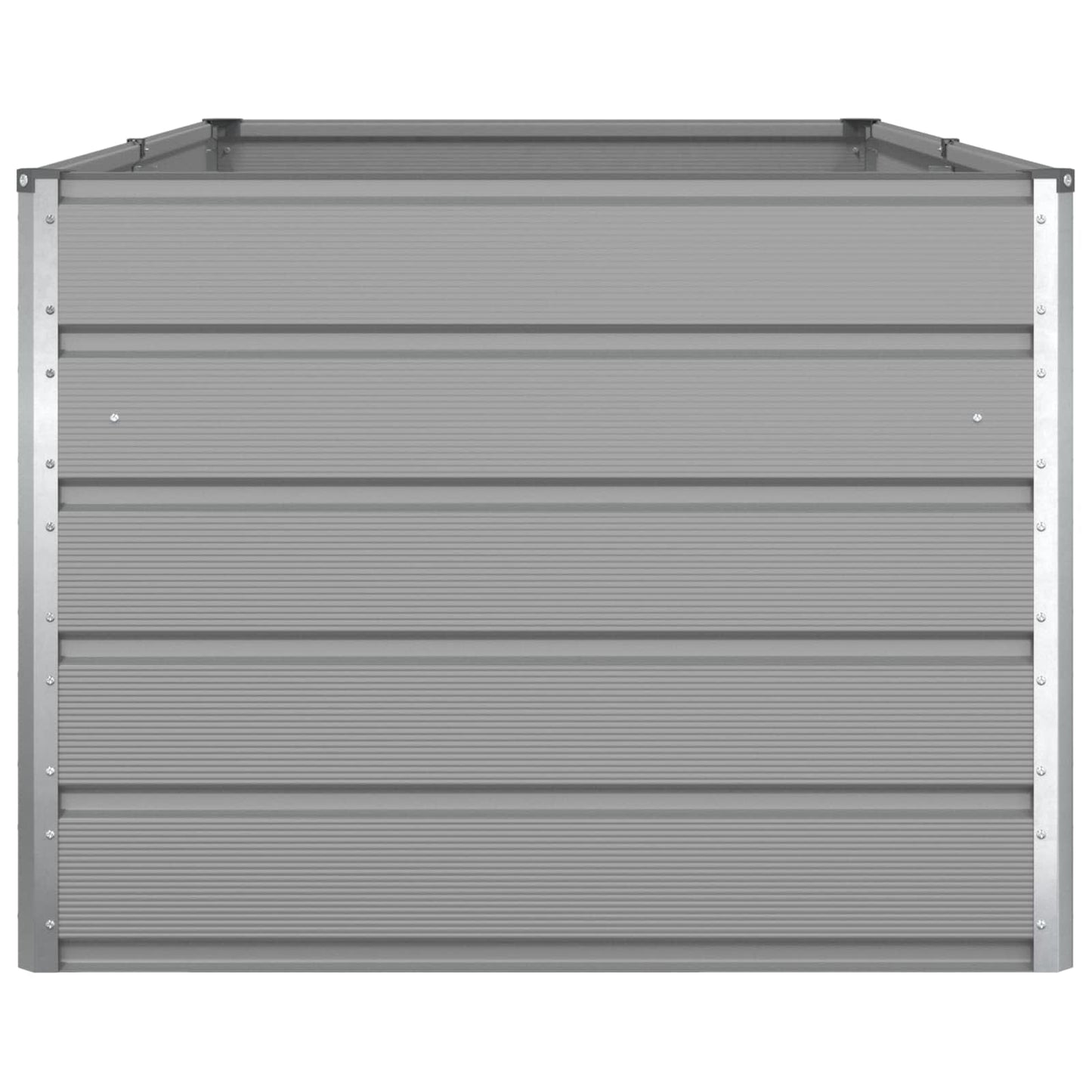 vidaXL Γλάστρα Ανοιχτό γκρι 195 x 100 x 75 εκ Επικαλυμμένος Χάλυβας