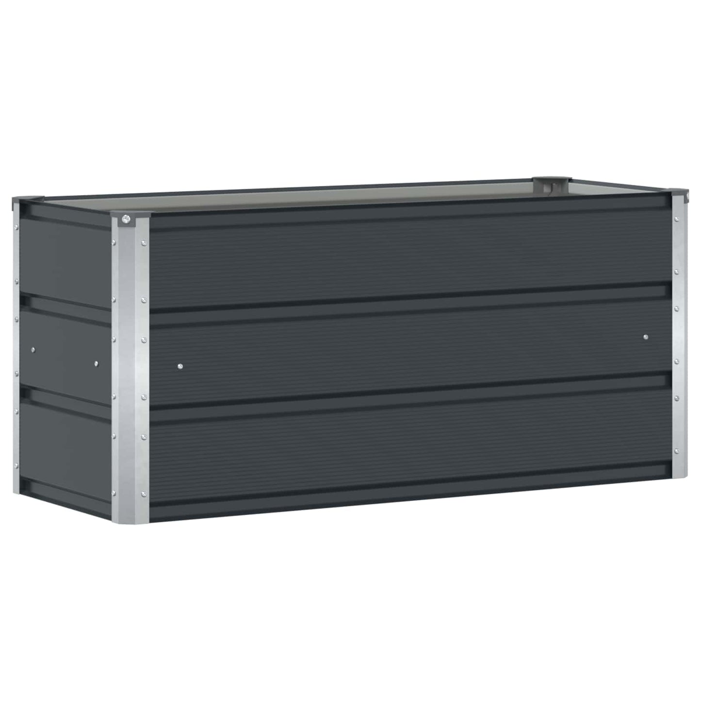 vidaXL Γλάστρα Ανθρακί 100 x 40 x 45 cm Ατσάλι
