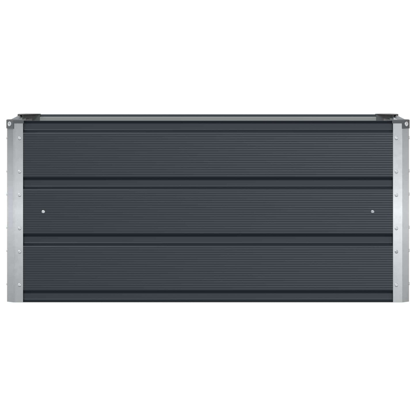 vidaXL Γλάστρα Ανθρακί 100 x 40 x 45 cm Ατσάλι