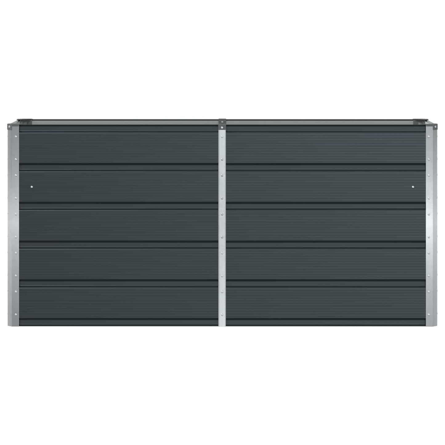 vidaXL Γλάστρα Ανθρακί 160 x 40 x 75 εκ. Ατσάλι