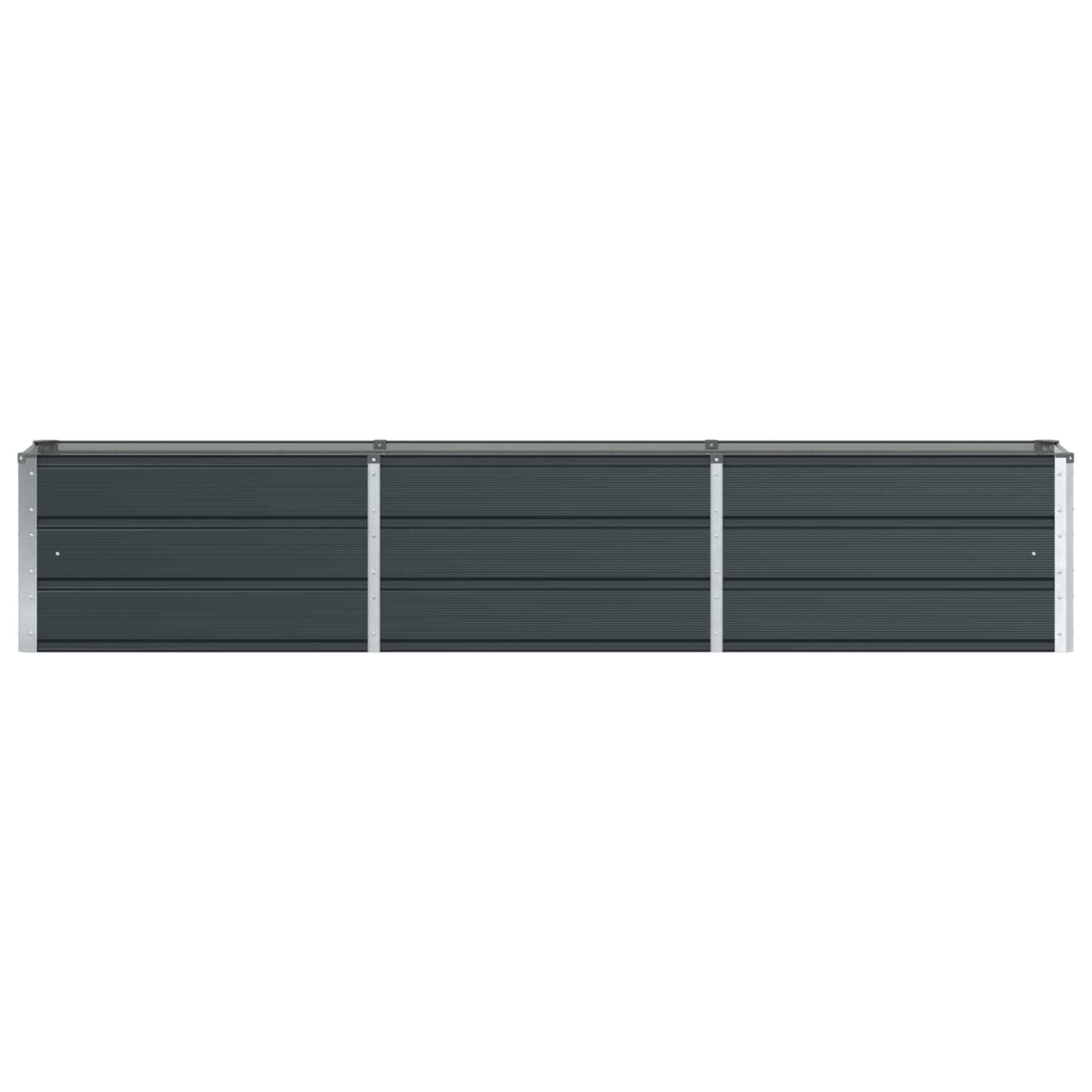 vidaXL Γλάστρα Ανθρακί 240 x 40 x 45 cm Ατσάλι