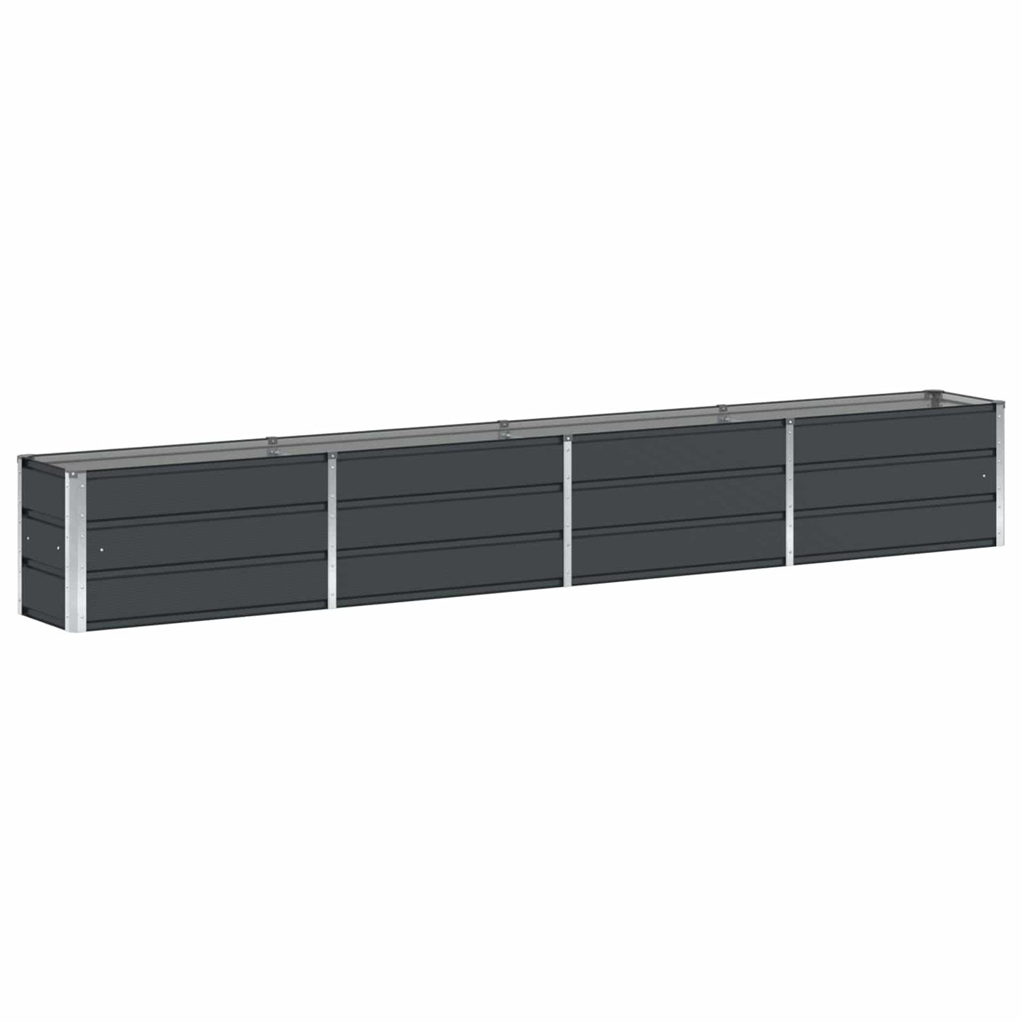 vidaXL Γλάστρα Ανθρακί 320 x 40 x 45 cm Ατσάλι