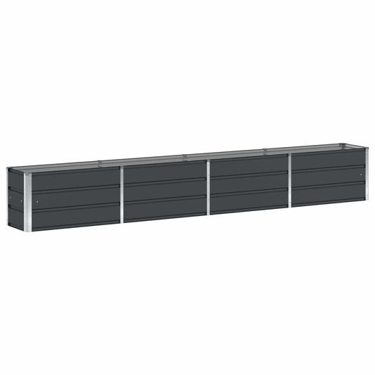 vidaXL Γλάστρα Ανθρακί 320 x 40 x 45 cm Ατσάλι