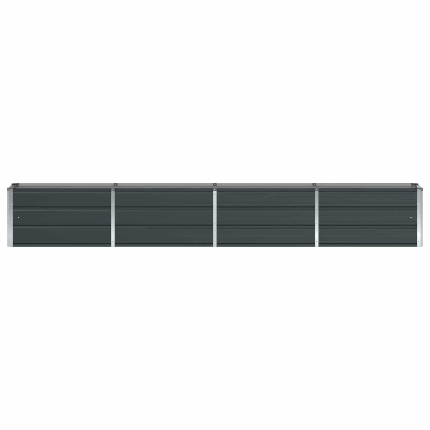 vidaXL Γλάστρα Ανθρακί 320 x 40 x 45 cm Ατσάλι