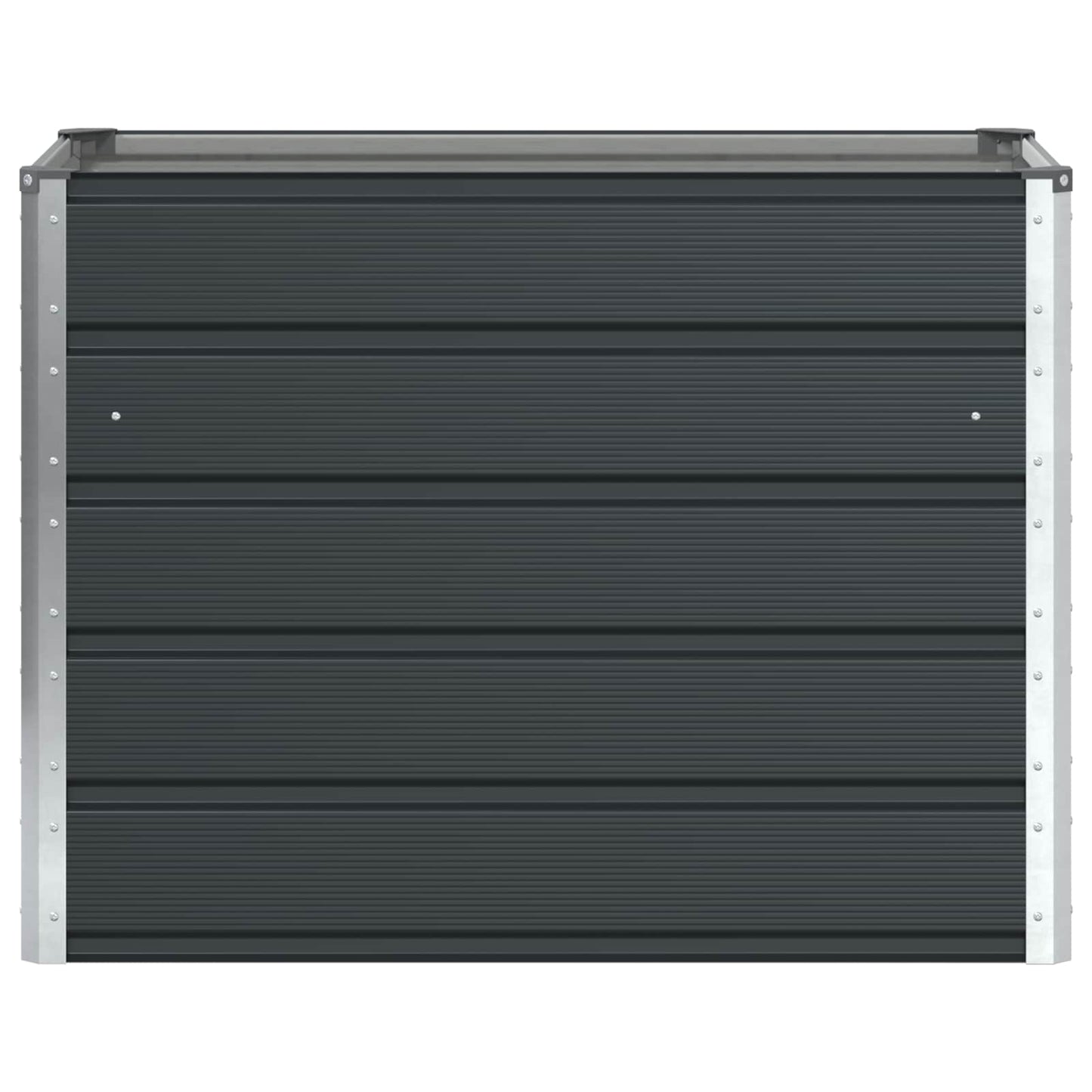 vidaXL Γλάστρα Ανθρακί 100 x 50 x 75 cm Επικαλυμμένος Χάλυβας